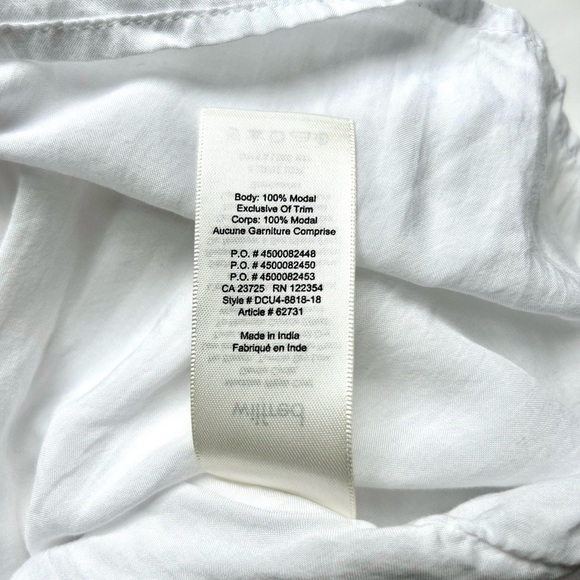 Aritzia Wilfred Emmie Off the Shoulder Mini Dress white - Picture 8 of 11